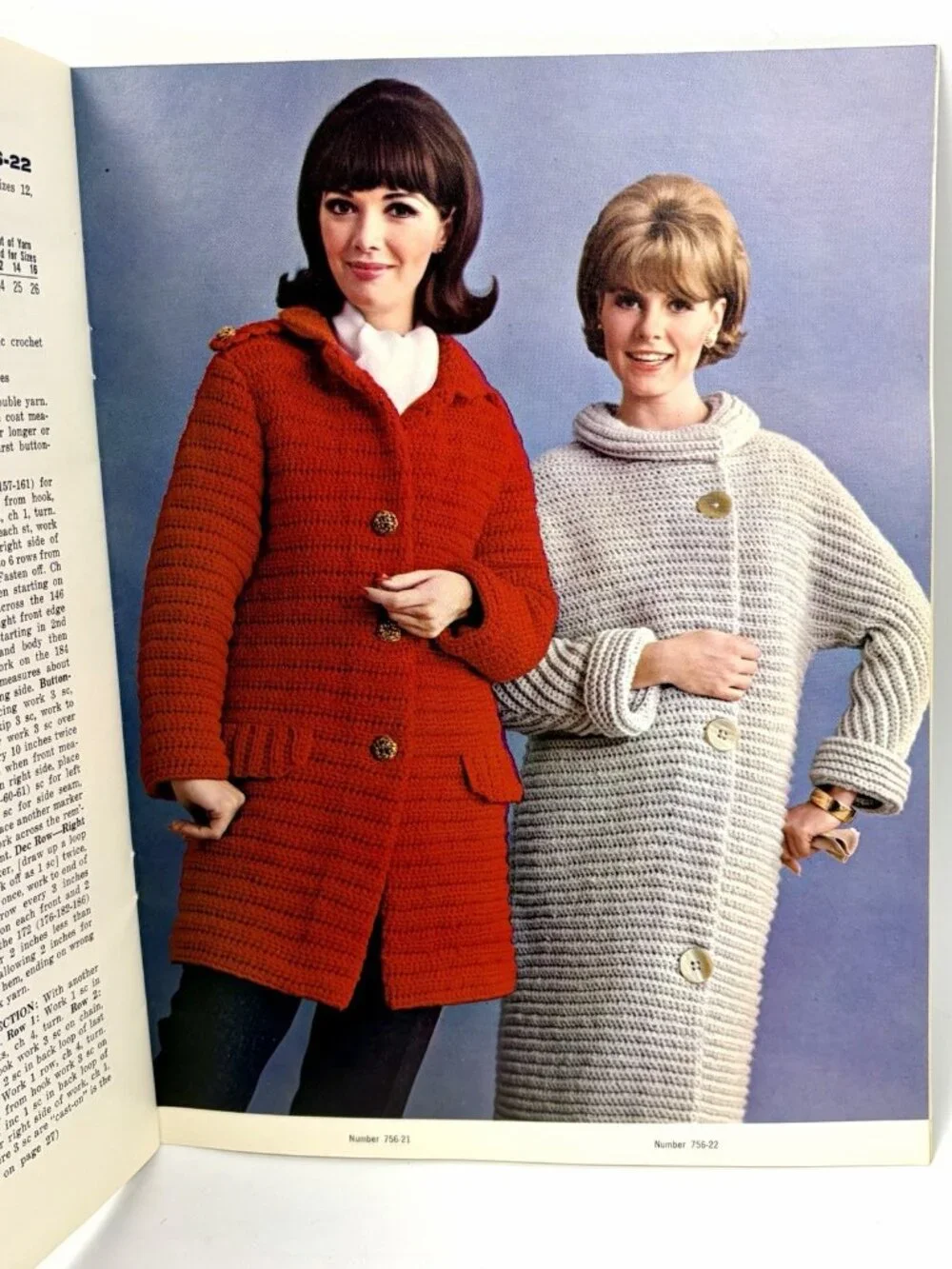 Vtg 60s Columbia Minerva Crochet Collection Pattern Book 756 Sweater Dress Suit